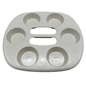 Nordic Ware Microwave and Oven Use Egg & Muffin Pan Used READ